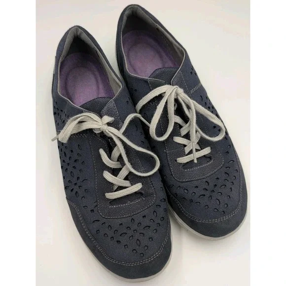 Rockport Women's Emalyn Tie Fashion Sneaker Dusty Blue 10 US - Picture 1 of 16